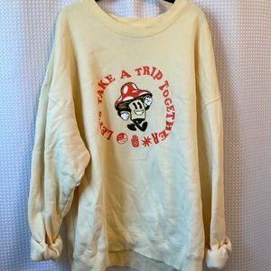 Womens XL “Lets Take A Trip Together” graphic hoodie